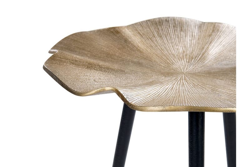 Fedor Sidebord 37 cm - Guld/Sort - Møbler - Borde - Aflastningsbord - Lampebord