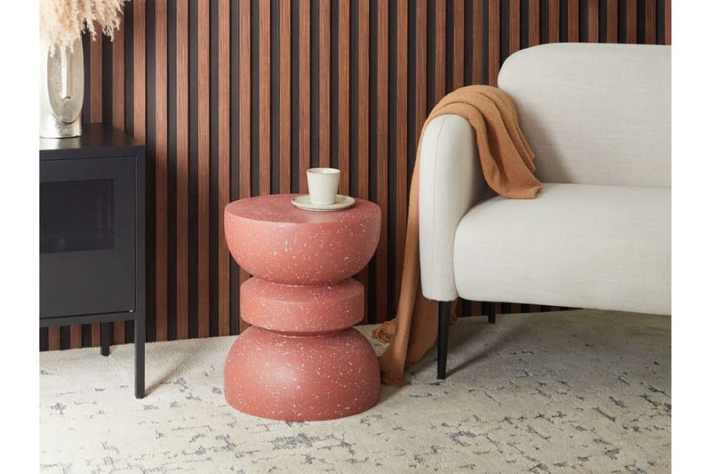 Felis Sidebord 37 cm - Rød - Møbler - Borde - Aflastningsbord - Lampebord