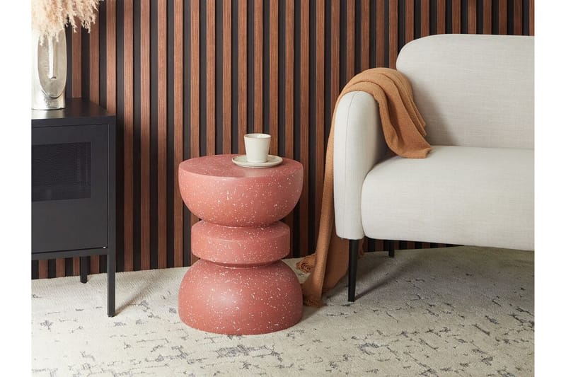 Felis Sidebord 37 cm - Rød - Møbler - Borde - Aflastningsbord - Lampebord