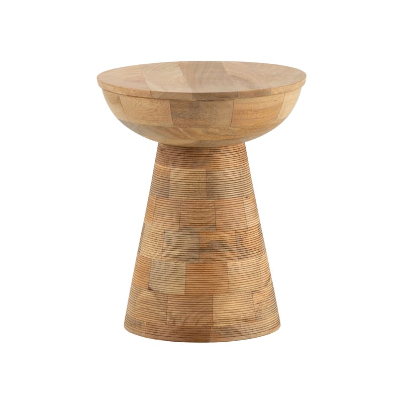 Fenilo Sidebord 37 cm - naturligt bleget lyst mangotræ - Møbler - Borde - Aflastningsbord - Konsolbord & sidebord
