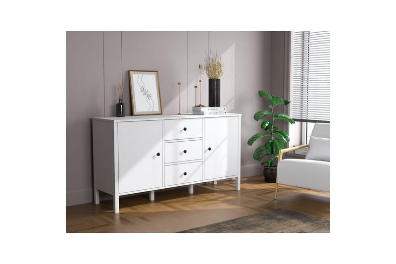 Fenric Konsolbord 150 cm - Natur/Hvid - Møbler - Borde - Aflastningsbord - Entrébord