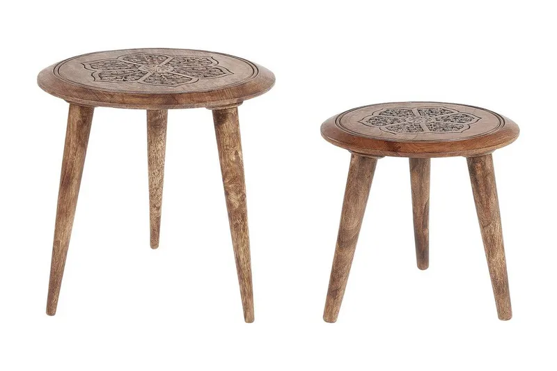 Fievel Sætbord 46 cm, Mørkt træ