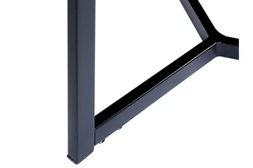 Filmore Sidebord 39 cm - Mørkt træ/Sort - Møbler - Borde - Aflastningsbord - Lampebord