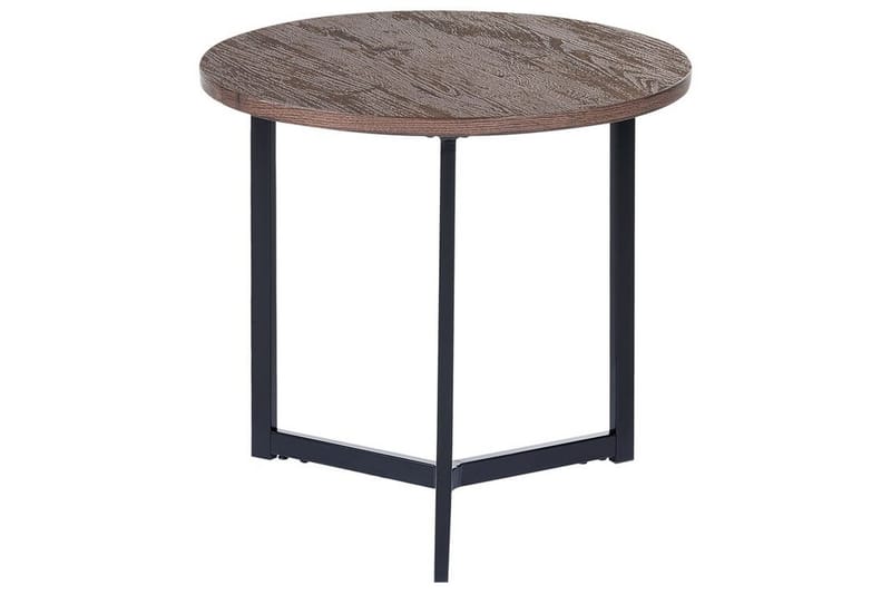 Filmore Sidebord 39 cm - Mørkt træ/Sort - Møbler - Borde - Aflastningsbord - Lampebord