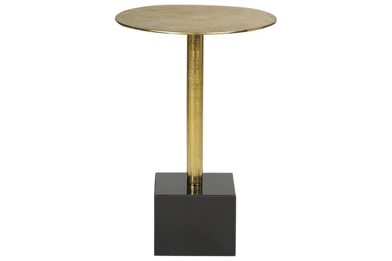 Finnian Sidebord 30 cm - Guld/Sort - Møbler - Borde - Aflastningsbord - Lampebord