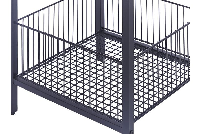 Fintan Sidebord 40 cm - Sort/Mørkt træ - Møbler - Borde - Aflastningsbord - Lampebord