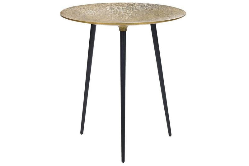 Fiore Sidebord 45 cm - Guld/Sort - Møbler - Borde - Aflastningsbord - Lampebord