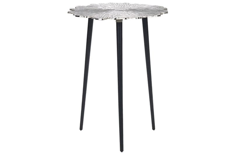 Firdaus Sidebord 36 cm, Sølv/Sort