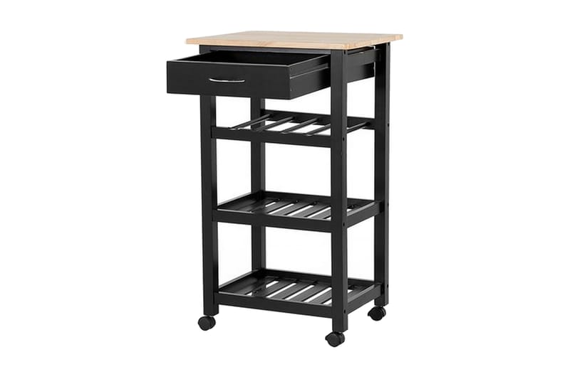 Foggia Serveringsbord 50 cm - Sort - Møbler - Borde - Aflastningsbord