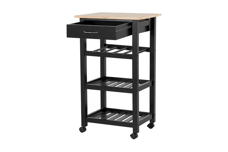 Foggia Serveringsbord 50 cm - Sort - Opbevaring - Køkkenøer