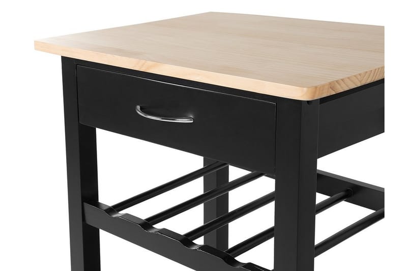 Foggia Serveringsbord 50 cm - Sort - Møbler - Borde - Aflastningsbord