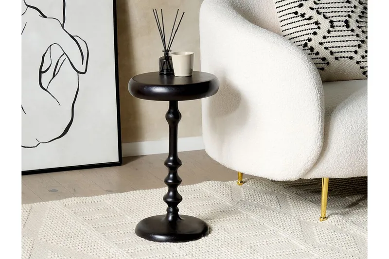 Fonda Sidebord 30 cm - Sort - Møbler - Borde - Aflastningsbord - Lampebord