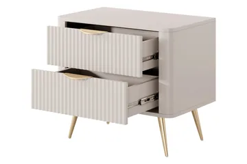 Forba Natbord 64 cm - Beige - Møbler - Borde - Aflastningsbord - Sengebord