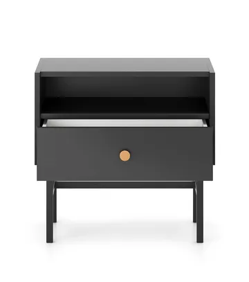 Francisca Natbord 55 cm - Sort - Møbler - Borde - Aflastningsbord - Sengebord