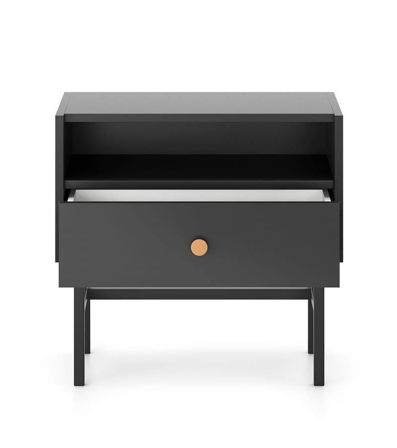 Francisca Natbord 55 cm - Sort - Møbler - Borde - Aflastningsbord - Sengebord