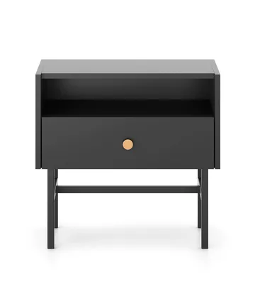 Francisca Natbord 55 cm - Sort - Møbler - Borde - Aflastningsbord - Sengebord