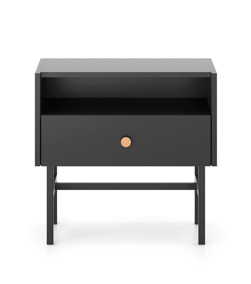 Francisca Natbord 55 cm - Sort - Møbler - Borde - Aflastningsbord - Sengebord