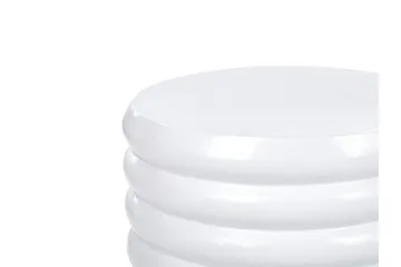 Fredrickson Sidebord 33 cm - Hvid/Sort - Møbler - Borde - Aflastningsbord - Lampebord