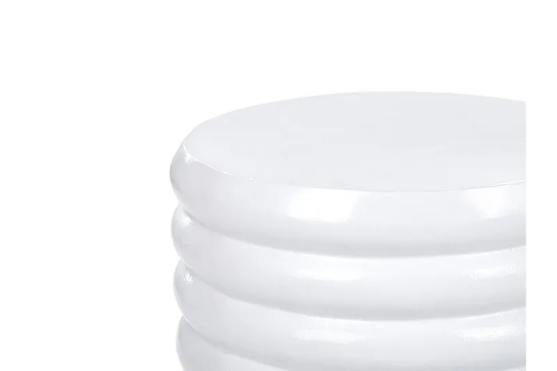 Fredrickson Sidebord 33 cm - Hvid/Sort - Møbler - Borde - Aflastningsbord - Lampebord