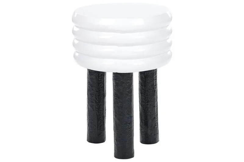 Fredrickson Sidebord 33 cm, Hvid/Sort