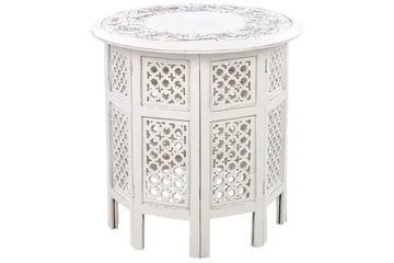 Freya Sidebord 53 cm - Hvid - Møbler - Borde - Aflastningsbord - Lampebord
