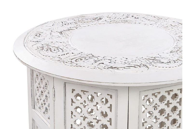 Freya Sidebord 53 cm - Hvid - Møbler - Borde - Aflastningsbord - Lampebord