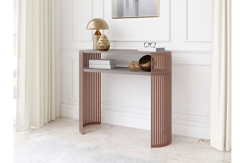 Friend Konsolbord 100 cm - Rosa/Grå - Møbler - Borde - Aflastningsbord - Entrébord