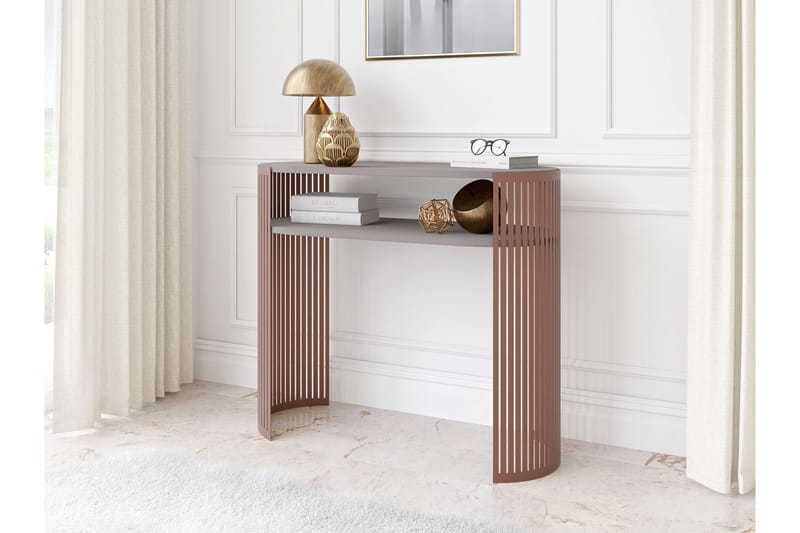 Friend Konsolbord 100 cm - Rosa/Grå - Møbler - Borde - Aflastningsbord - Entrébord