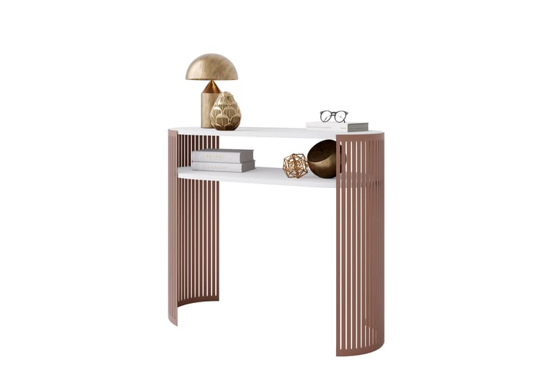 Friend Konsolbord 100 cm - Rosa/Hvid - Møbler - Borde - Aflastningsbord - Entrébord