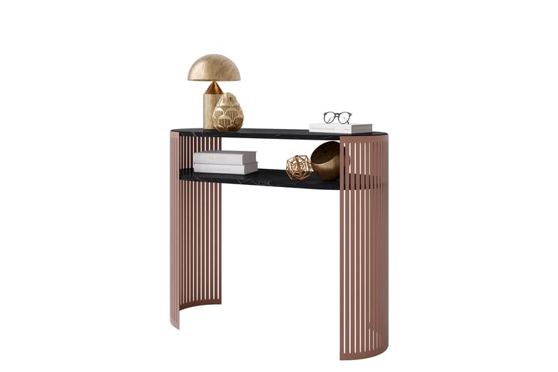 Friend Konsolbord 100 cm - Rosa/Sort - Møbler - Borde - Aflastningsbord - Entrébord