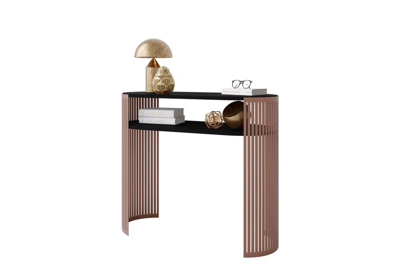 Friend Konsolbord 100 cm - Rosa/Sort - Møbler - Borde - Aflastningsbord - Entrébord