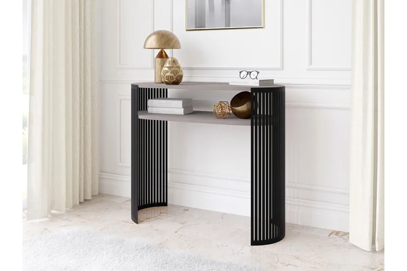 Friend Konsolbord 100 cm - Sort/Beige - Møbler - Borde - Aflastningsbord - Entrébord