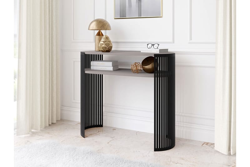 Friend Konsolbord 100 cm - Sort/Beige - Møbler - Borde - Aflastningsbord - Entrébord