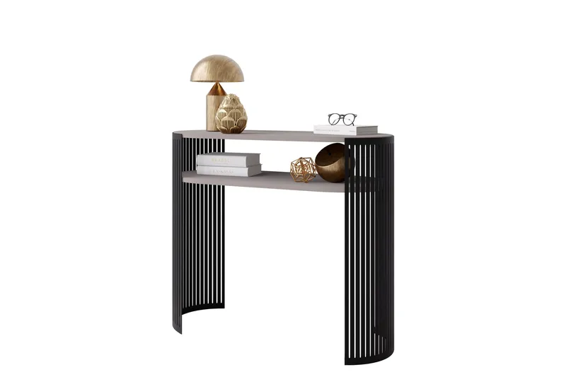 Friend Konsolbord 100 cm - Sort/Beige - Møbler - Borde - Aflastningsbord - Entrébord