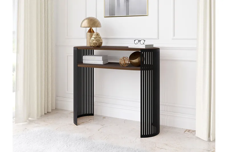 Friend Konsolbord 100 cm - Sort/Brun - Møbler - Borde - Aflastningsbord - Entrébord