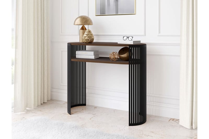 Friend Konsolbord 100 cm - Sort/Brun - Møbler - Borde - Aflastningsbord - Entrébord