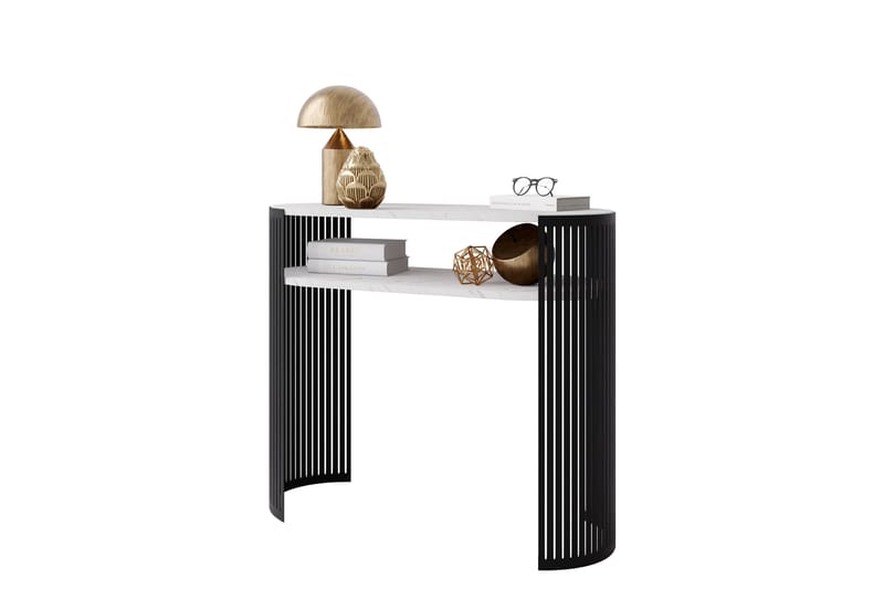 Friend Konsolbord 100 cm - Sort/Hvid - Møbler - Borde - Aflastningsbord - Entrébord