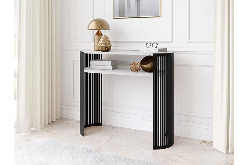 Friend Konsolbord 100 cm - Sort/Hvid - Møbler - Borde - Aflastningsbord - Entrébord