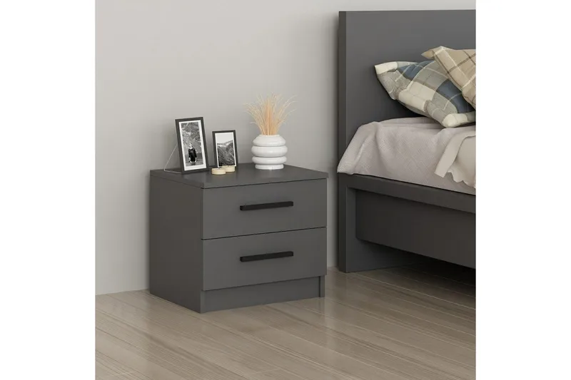 Fruitland Natbord 50 cm - Antracit - Møbler - Borde - Aflastningsbord - Sengebord