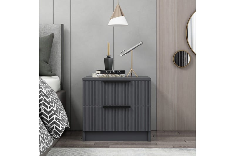 Fruitland Natbord 50 cm - Antracit - Møbler - Borde - Aflastningsbord - Sengebord