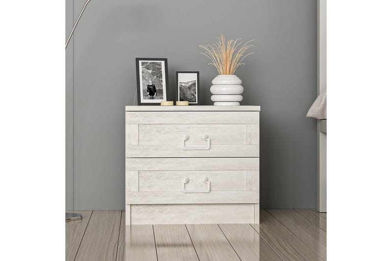 Fruitland Natbord 54 cm - Hvid - Møbler - Borde - Aflastningsbord - Sengebord