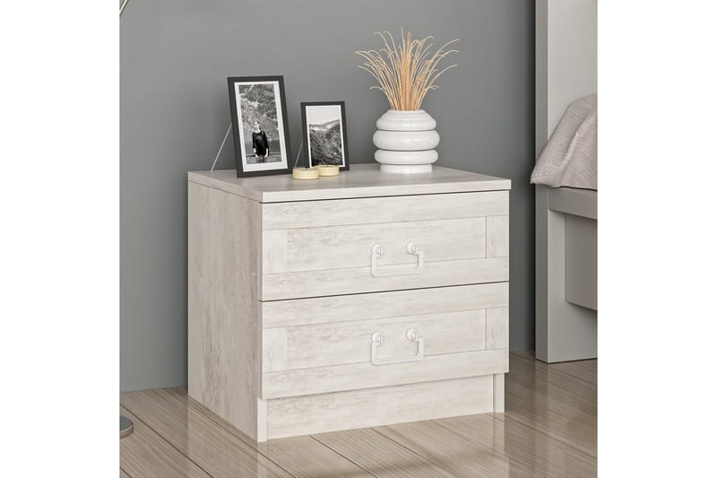 Fruitland Natbord 54 cm - Hvid - Møbler - Borde - Aflastningsbord - Sengebord