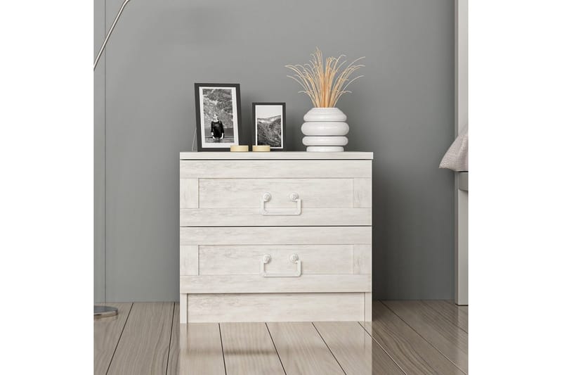 Fruitland Natbord 54 cm - Hvid - Møbler - Borde - Aflastningsbord - Sengebord