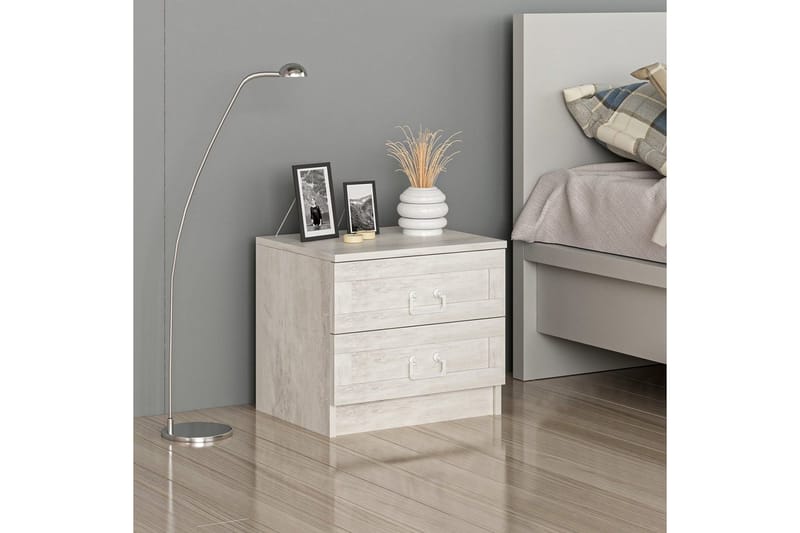 Fruitland Natbord 54 cm - Hvid - Møbler - Borde - Aflastningsbord - Sengebord