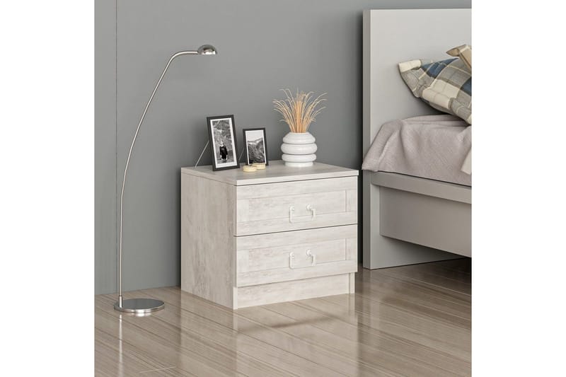 Fruitland Natbord 54 cm - Hvid - Møbler - Borde - Aflastningsbord - Sengebord