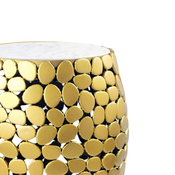 Galara sidebord 40 cm - Hvid og guld - Møbler - Borde - Aflastningsbord - Lampebord