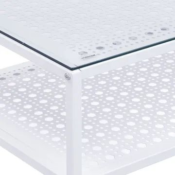 Galuna konsolbord 80 cm - Transparent og hvid - Møbler - Borde - Aflastningsbord - Entrébord