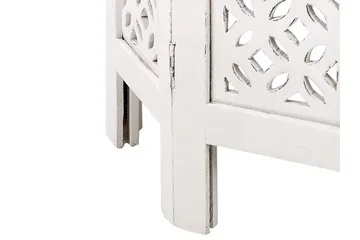 Garry Sidebord 44 cm - Hvid/Grå/Lyst træ - Møbler - Borde - Aflastningsbord - Lampebord