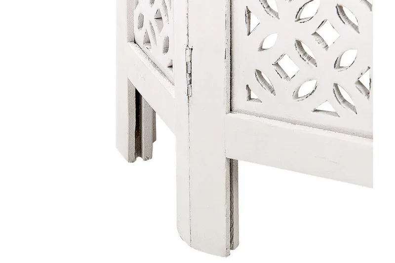 Garry Sidebord 44 cm - Hvid/Grå/Lyst træ - Møbler - Borde - Aflastningsbord - Lampebord