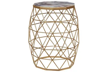 Gary Sidebord 43 cm - Guld - Møbler - Borde - Aflastningsbord - Lampebord